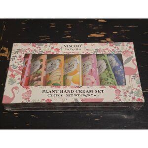 Viscoo 7-Piece Plant Hand Cream Set For Dry Skin